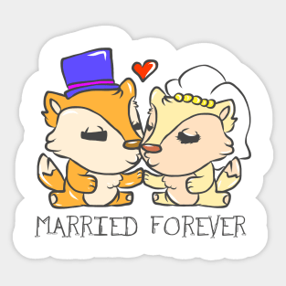 Wedding marriage marriage marriage married Sticker